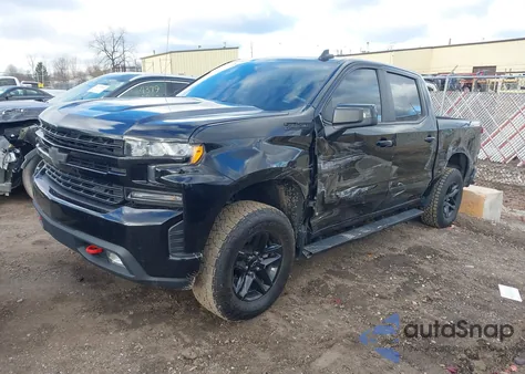 2022 Chevrolet Silverado 1500 Ltd 4Wd Short Bed Lt Trail Boss z USA, uszkodzony, nr VIN 3GCPYFED7NG170297